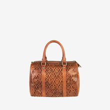 Genuine Leather Unique Design Leser Cut Tote Bag
