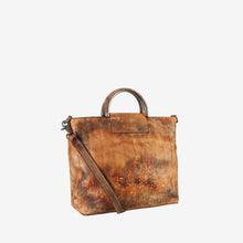 Genuine Leather Unique Design Handle Tote Bag