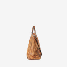 Genuine Leather Unique Design Handle Tote Bag